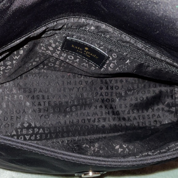 kate spade Black Shoulder Bag with Logo Plaque - Picture 7 of 7